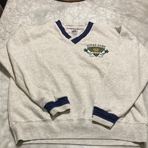 Notre Dame crew neck size M
